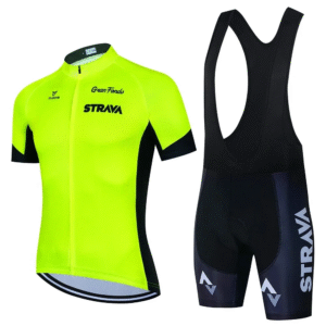 Conjunto Masculino de Ciclismo Strava Gran Fondo – Resistência, Estilo e Performance